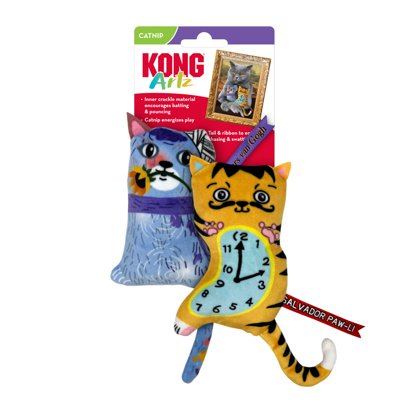 KONG Cat Artz Dali and Van Gogh - 2 pack