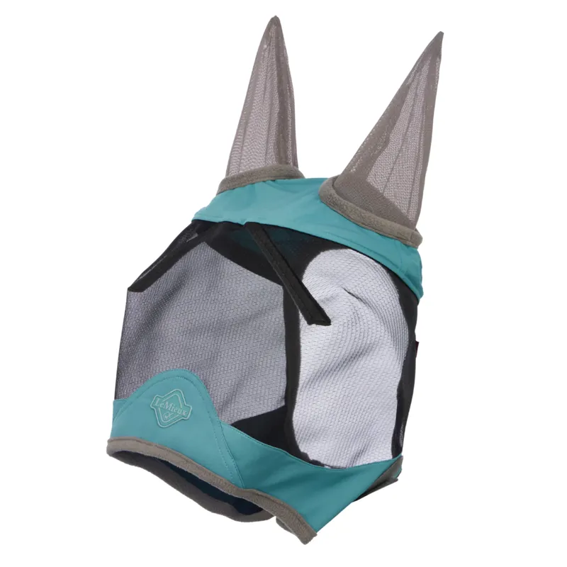 LeMieux Visor-Tek Half Fly Mask - Lagoon