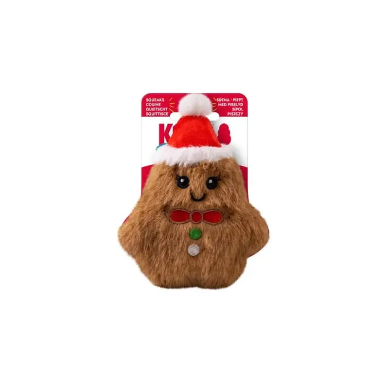 KONG Holiday Snuzzles Gingerbread Mini dog toy