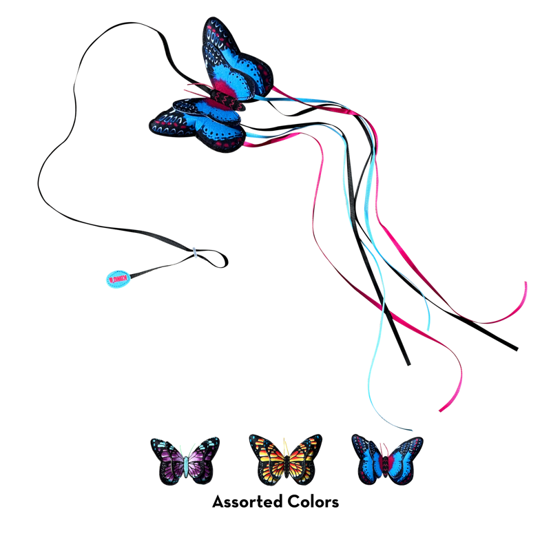 KONG Cat Butterfly Teaser Colour Assorted-2
