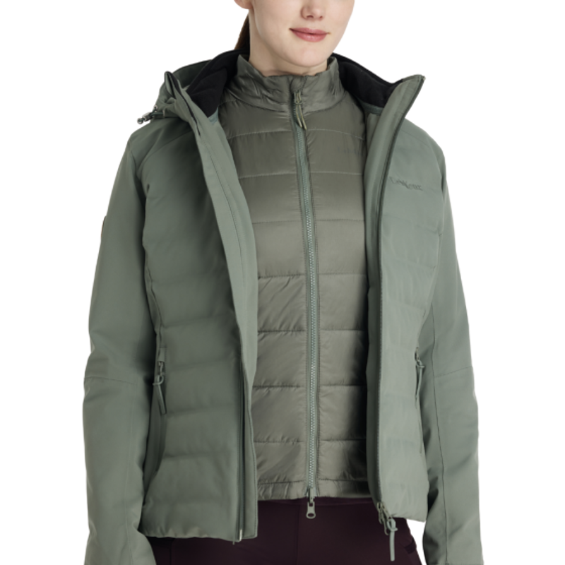 LeMieux Ladies Brooke Waterproof Hybrid Jacket - Rosemary-2