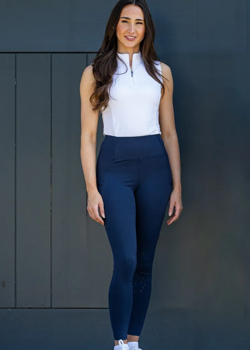 Woof Wear Original Women's Lite Riding Tights - Navy-1