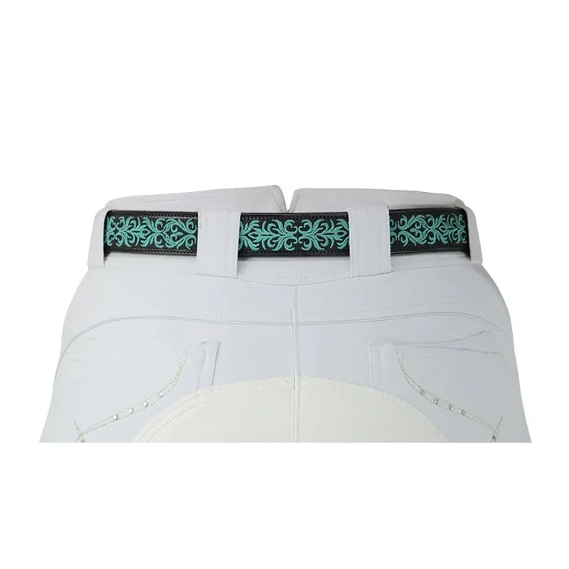 Hy Meydan Leather Belt - Turquoise-1