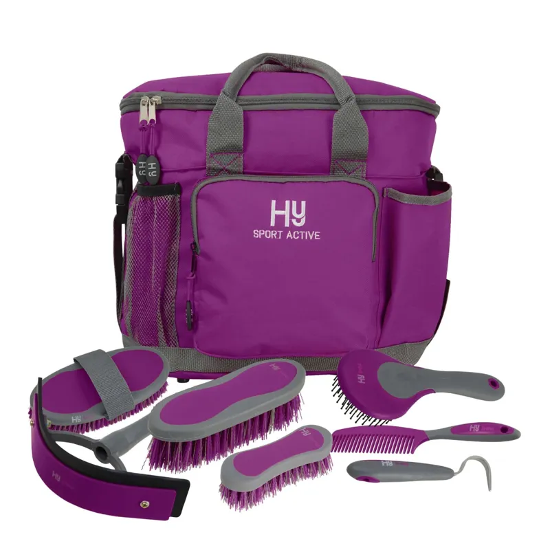 Hy Sport Active Complete Grooming Bag - Amethyst Purple