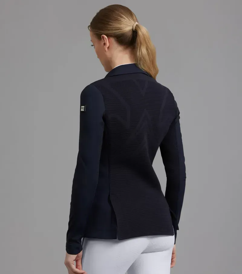 Premier Equine Ladies Quarto Competition Jacket - French Navy-1