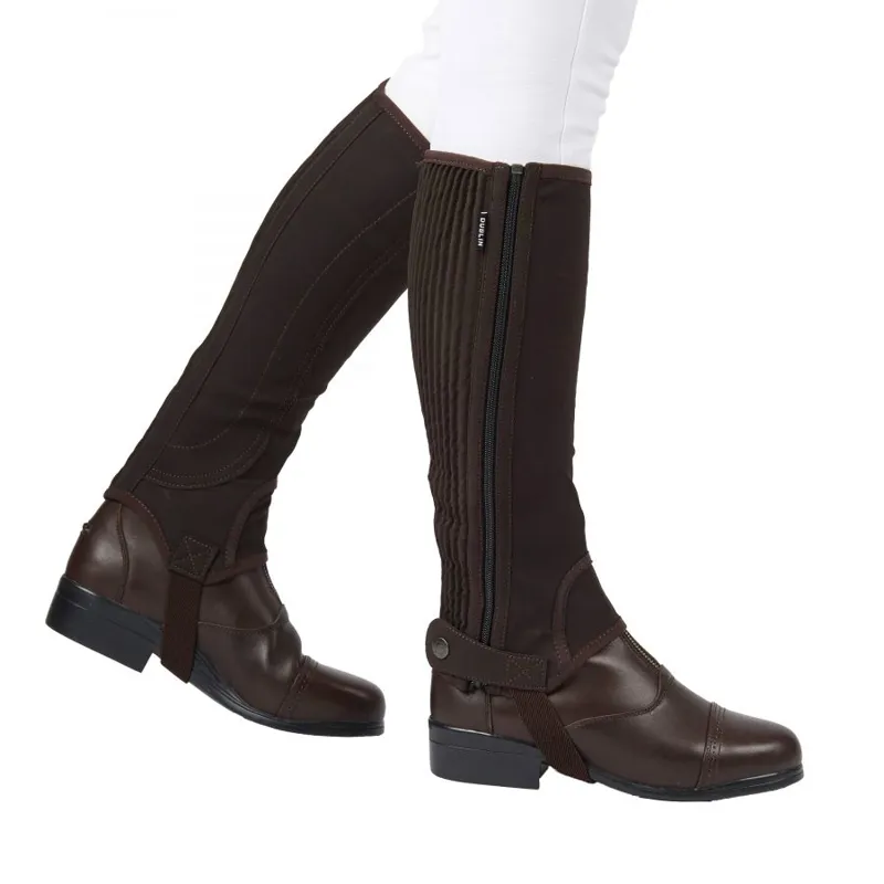 Dublin Easy-Care Half Chaps II - Brown
