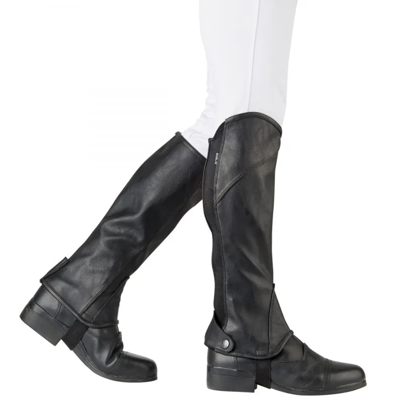 Dublin Stretch Fit Half Chaps - Black