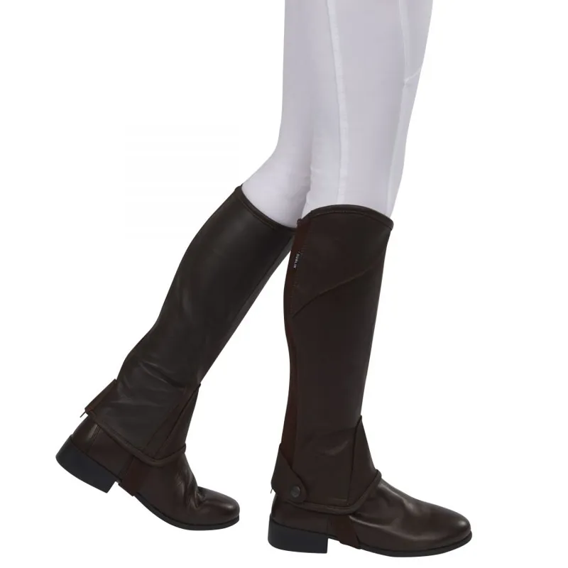 Dublin Stretch Fit Half Chaps - Brown
