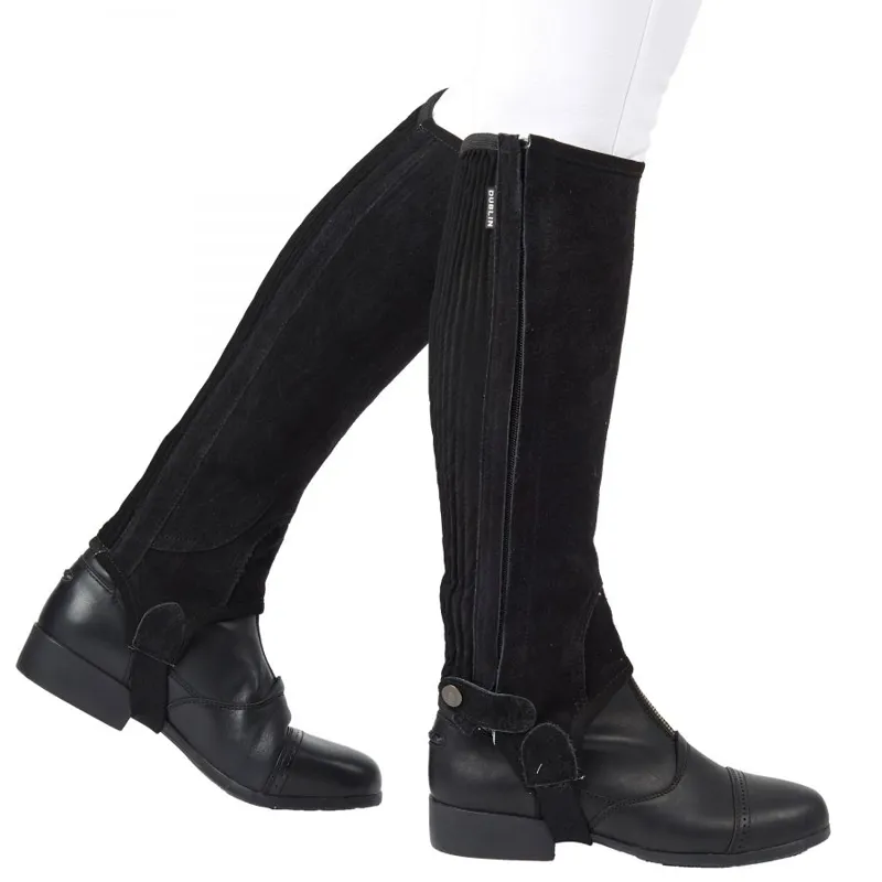 Dublin Suede Half Chaps II - Black