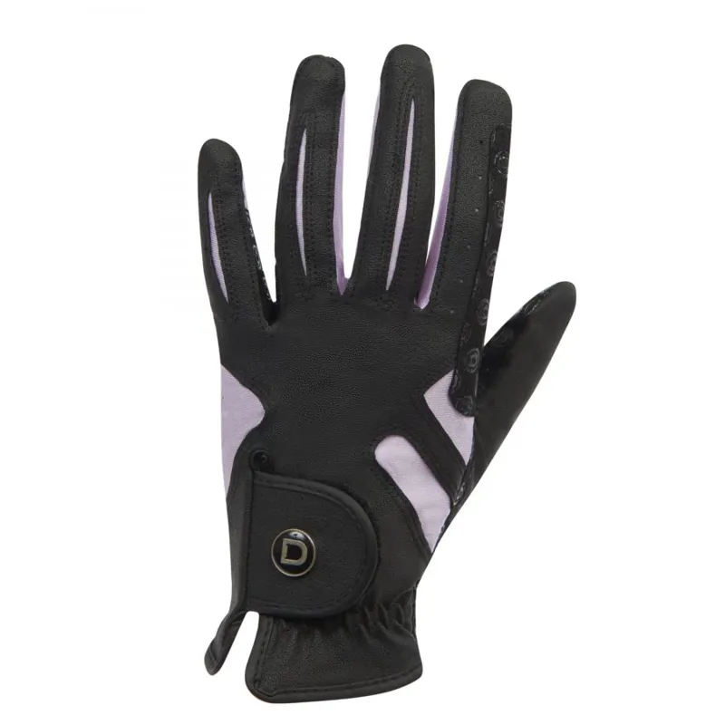 Dublin Cool-It Gel Riding Glove - Black/Pink