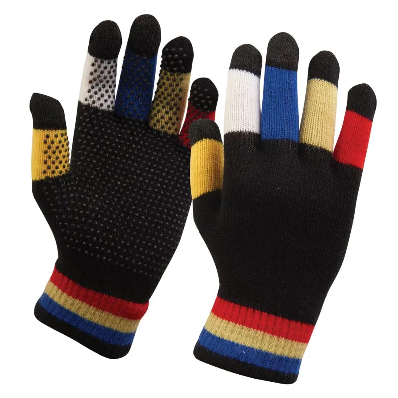 Dublin Magic Pimple Grip Riding Gloves - Black Multi