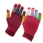 Dublin Magic Pimple Grip Riding Gloves - Pink Multi