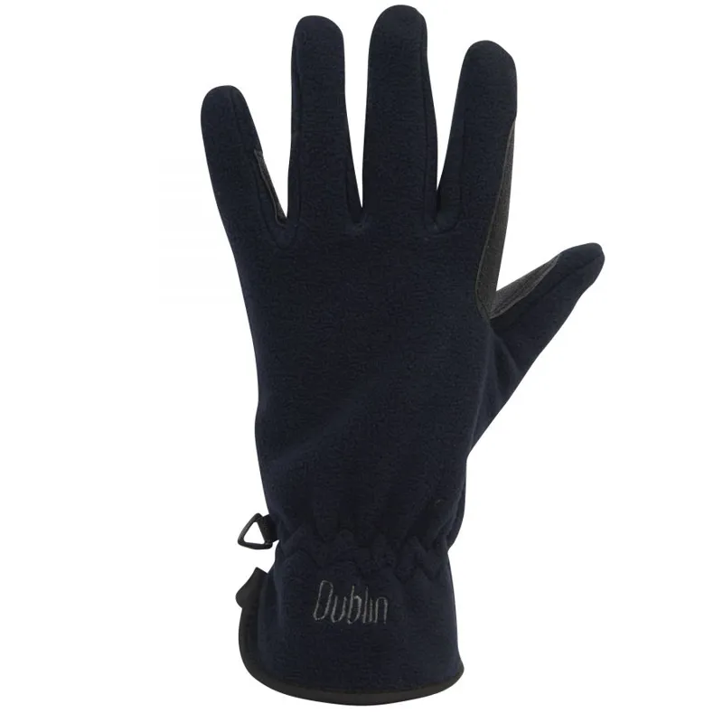 Dublin Polar Fleece Riding Gloves - Navy