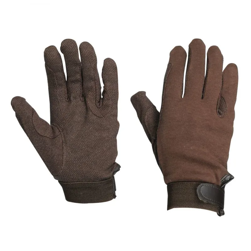Dublin Track Riding Gloves - Brown