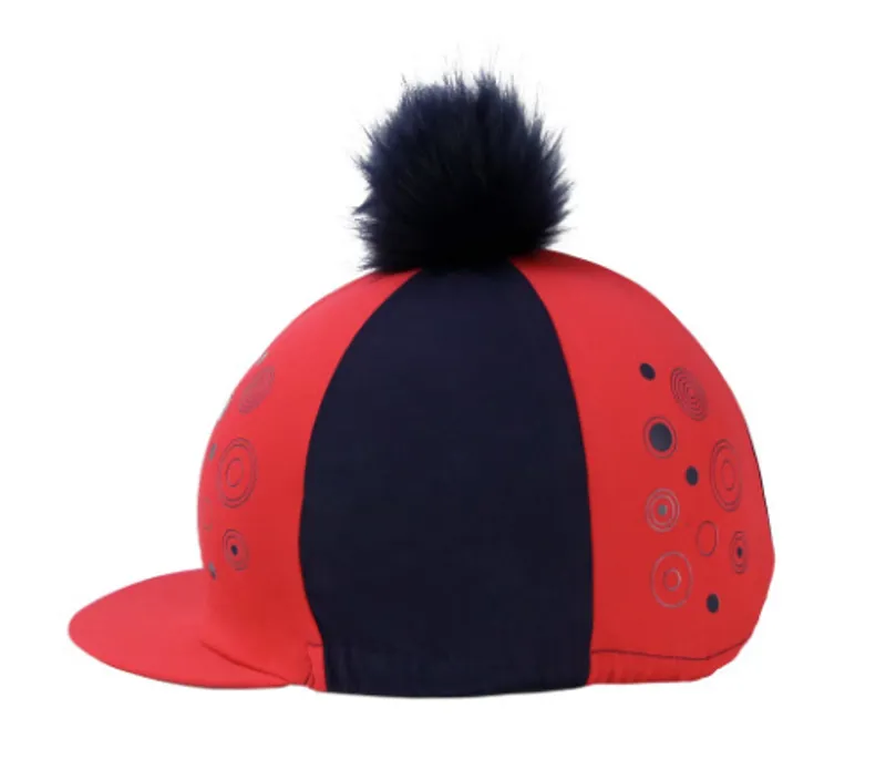 Hy Equestrian DynaMizs Ecliptic Hat Cover - Red/Navy