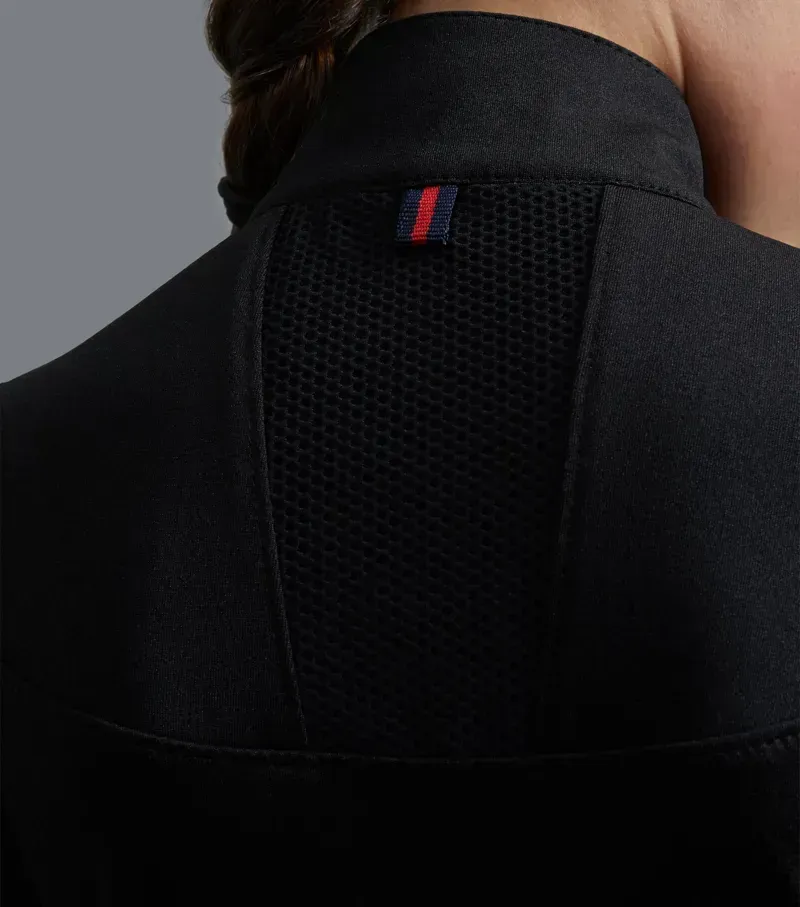 Premier Equine Girl's Mini Remisa Technical Short Sleeve Riding Top - Black-4