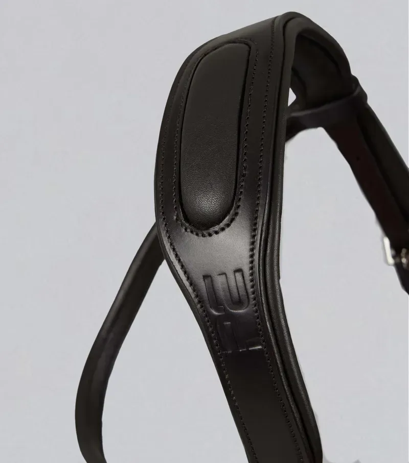 Premier Equine Rivere Snaffle Bridle - Black-4