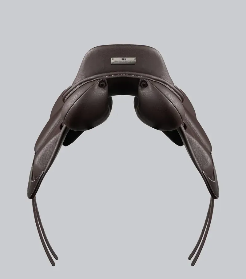 Premier Equine Rouen Synthetic Monoflap Cross Country Saddle - Dark Havana-3