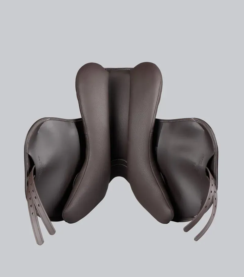 Premier Equine Rouen Synthetic Monoflap Cross Country Saddle - Dark Havana-4