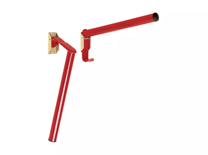Stubbs Folding Pole Saddle Rack - Red