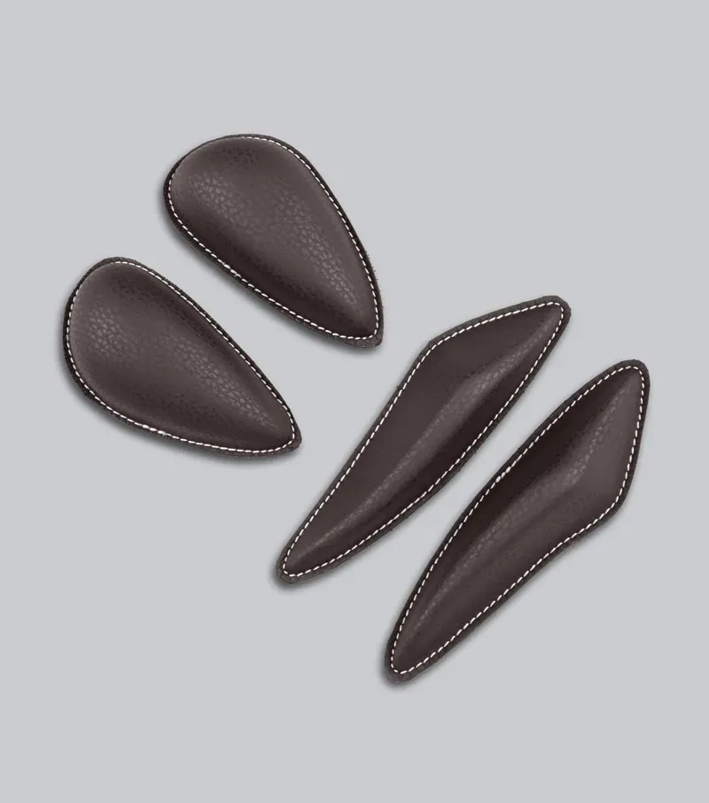 Premier Equine Bourges Saddle Moveable Blocks Pack Of 4 - Dark Havana