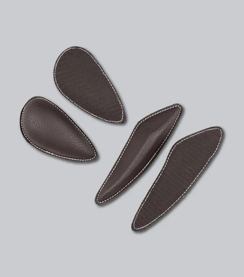 Premier Equine Bourges Saddle Moveable Blocks Pack Of 4 - Dark Havana-1