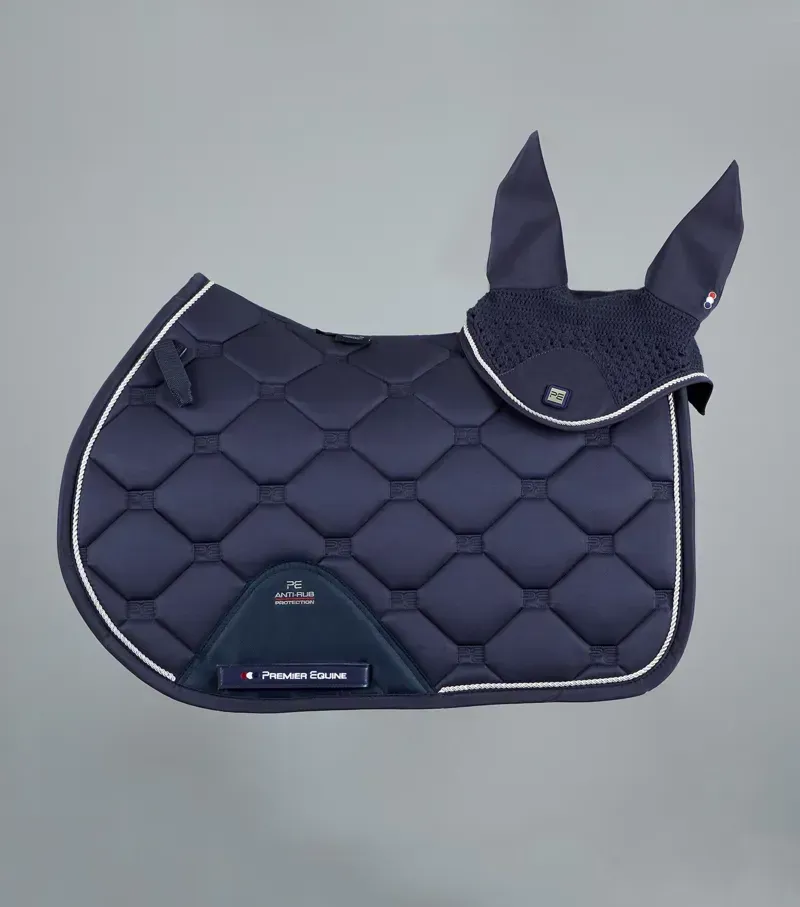 Premier Equine Salto Fly Veil - Navy-4