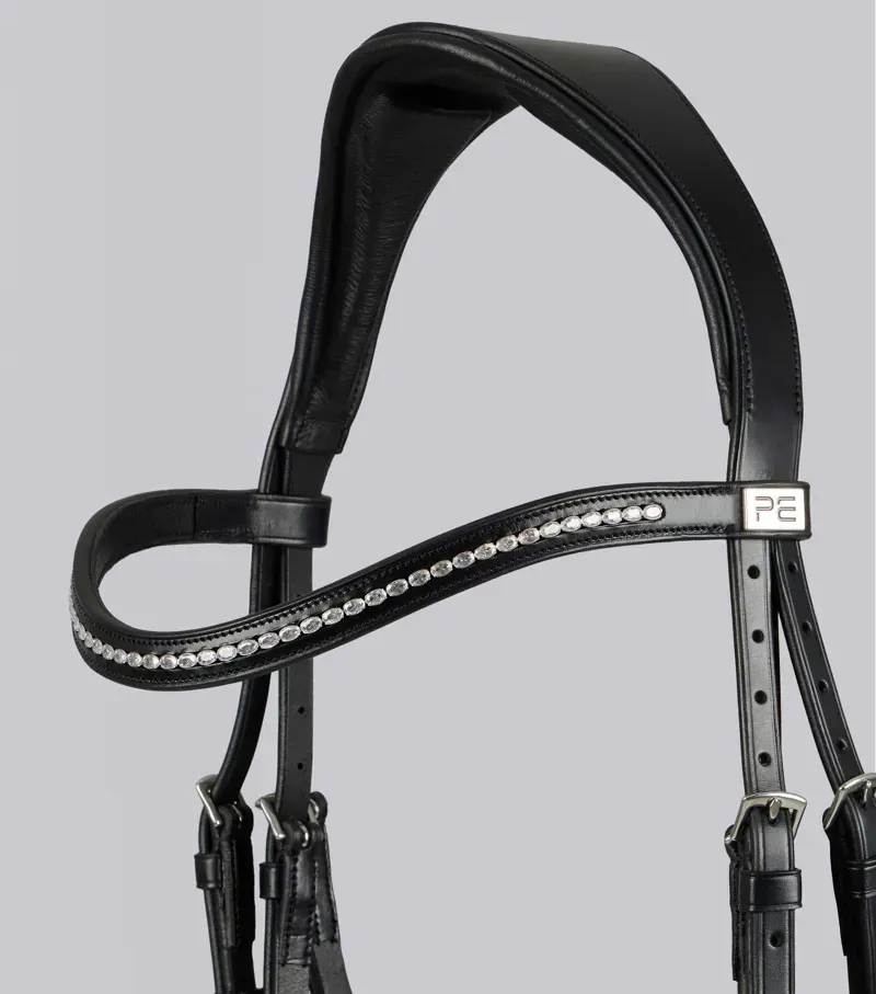 Premier Equine San Paolo Anatomical Bridle - Black-2