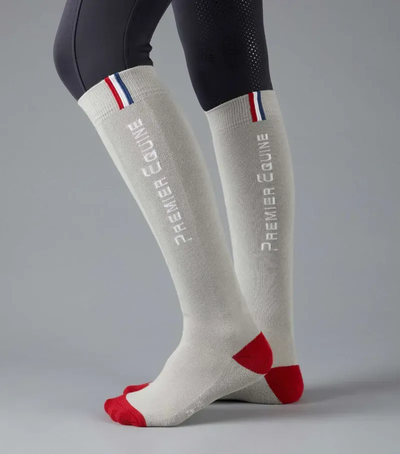 Premier Equine Sports Series Riding Socks - Grey