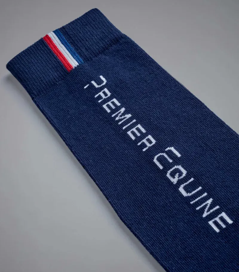 Premier Equine Sports Series Riding Socks - Navy-4