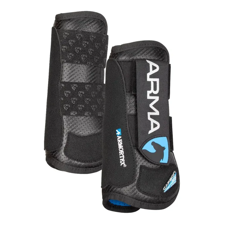 Shires ARMA Carbon Flex Tendon Boot - Black - Pony - Unboxed