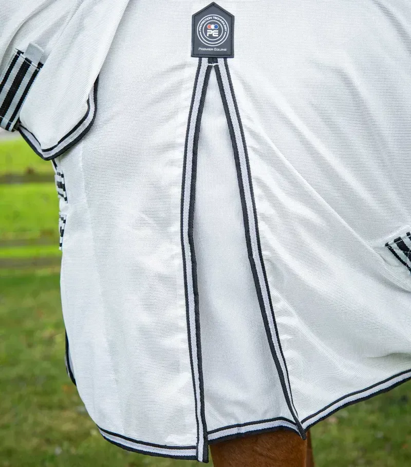 Premier Equine ShowerTex Fly Rug With Surcingles - Navy-3