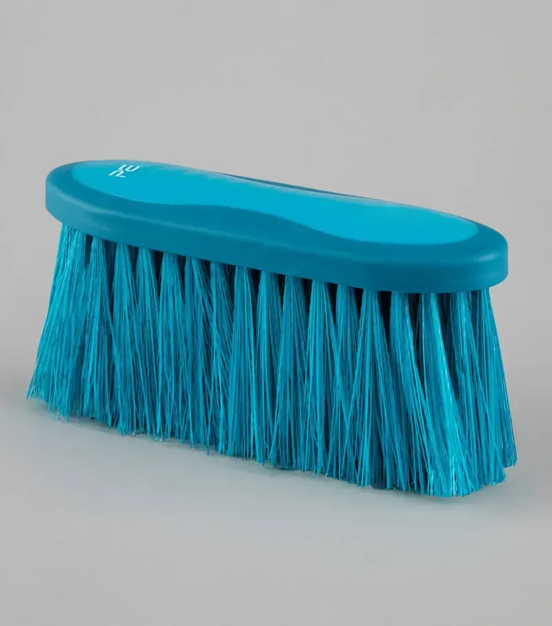 Premier Equine Soft-Touch Dandy Brush Long Bristles - Med Blue Peacock