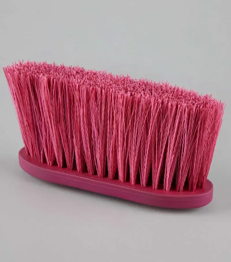 Premier Equine Soft-Touch Dandy Brush Long Bristles - Wine Fuchsia-1