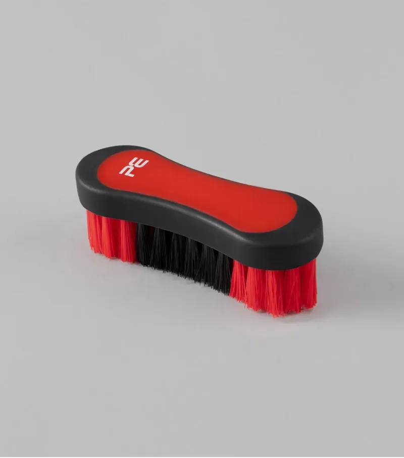 Premier Equine Soft-Touch Hoof Brush - Black/Red-1