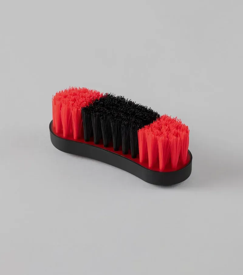 Premier Equine Soft-Touch Hoof Brush - Black/Red-2
