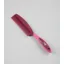 Premier Equine Soft-Touch Mane Comb With Handle - Wine Fuchsia