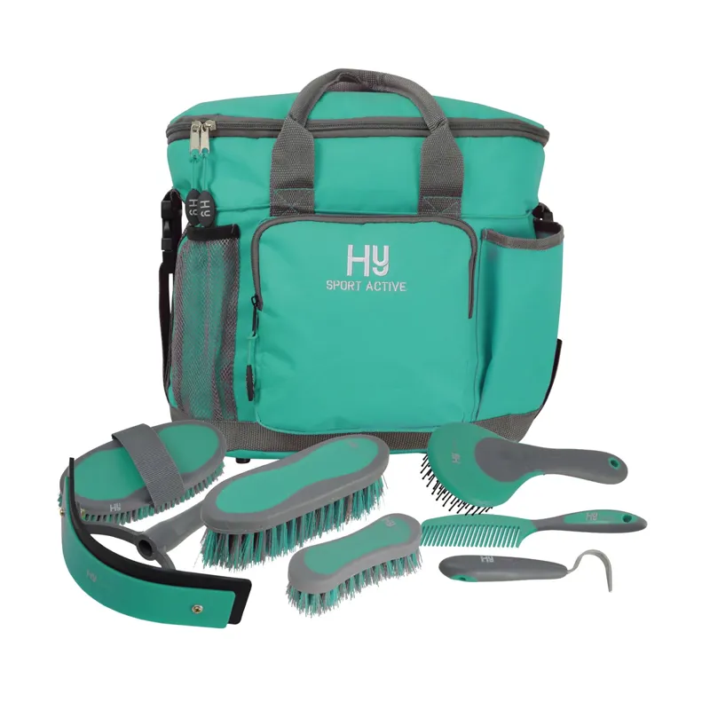 Hy Sport Active Complete Grooming Bag - Spearmint Green
