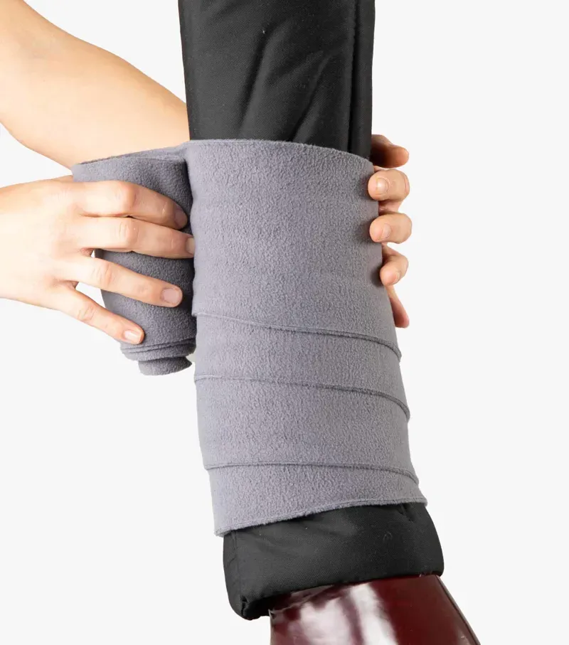 Premier Equine Stable Boot Wrap Liners - Black-1