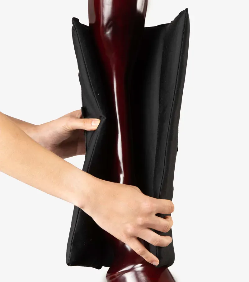 Premier Equine Stable Boot Wrap Liners - Black-2