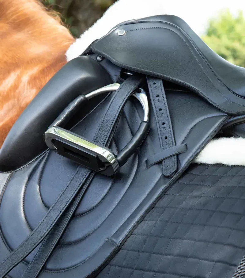 Premier Equine Stainless Steel Flexi Stirrups - Silver-1