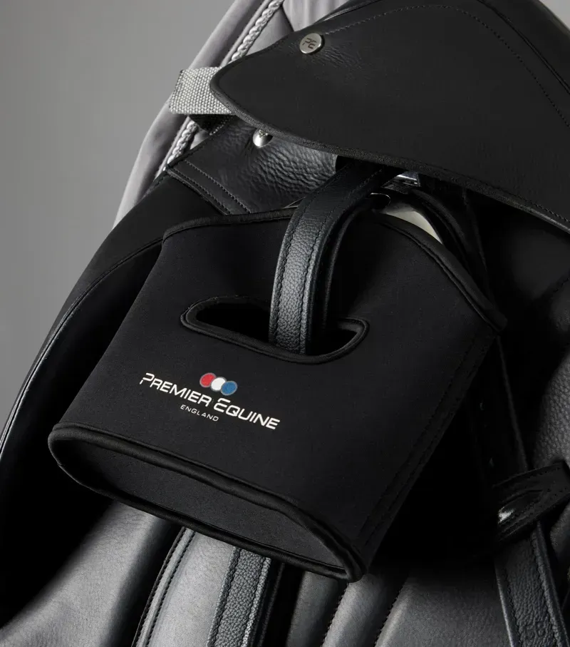 Premier Equine Stirrup Covers - Black-2