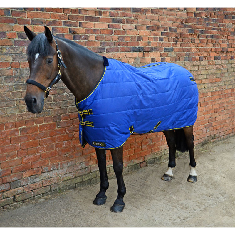 StormX Original 100g Stable Rug - Royal Blue/Navy/Yellow