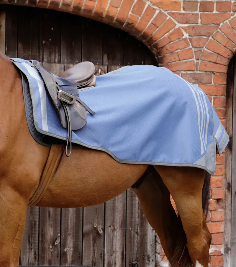 Premier Equine Stratus Horse Exercise Sheet - Powder Blue