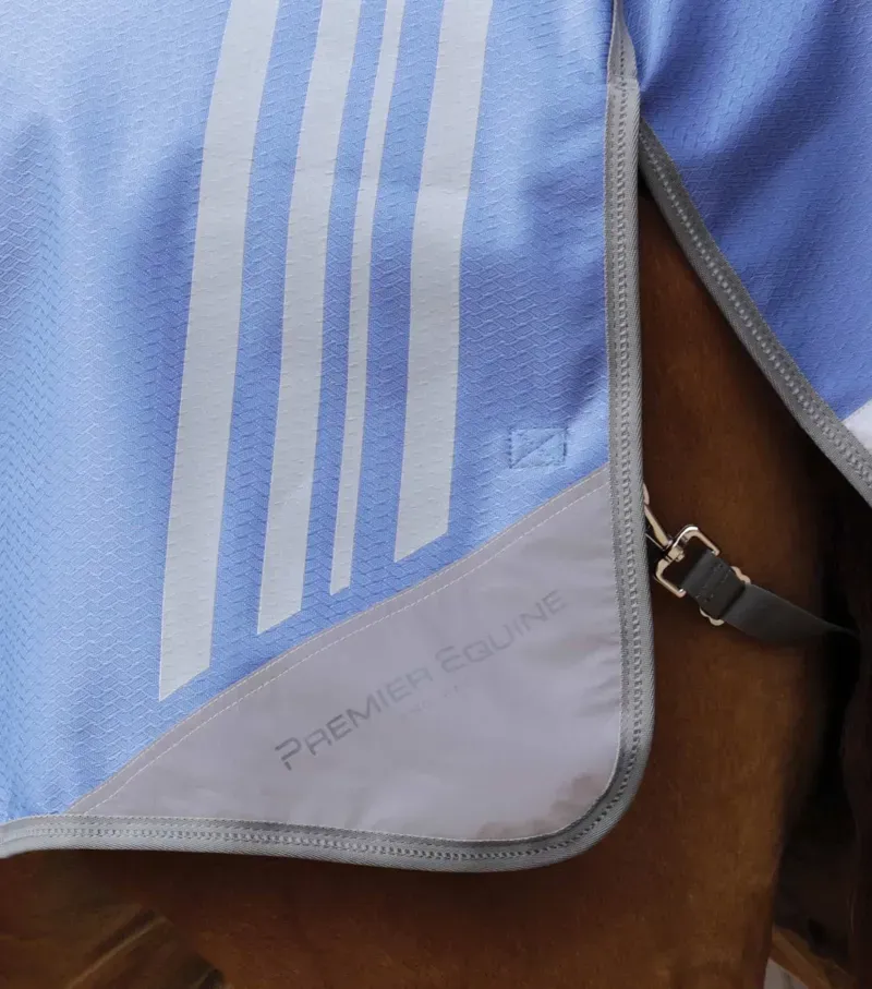 Premier Equine Stratus Horse Exercise Sheet - Powder Blue-1
