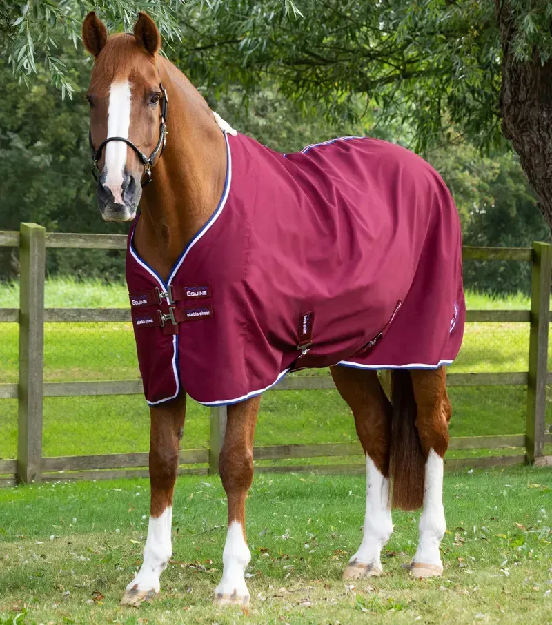 Premier Equine Stratus Horse Stable Sheet - Burgundy