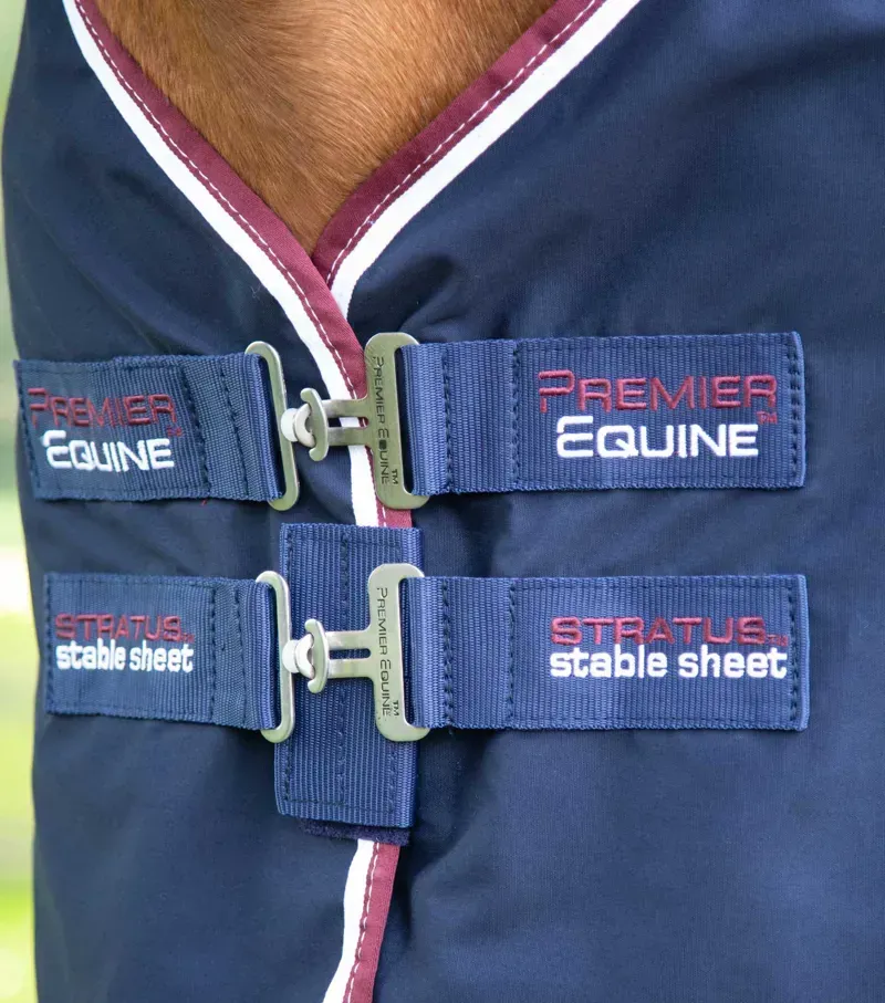 Premier Equine Stratus Horse Stable Sheet - Navy-2