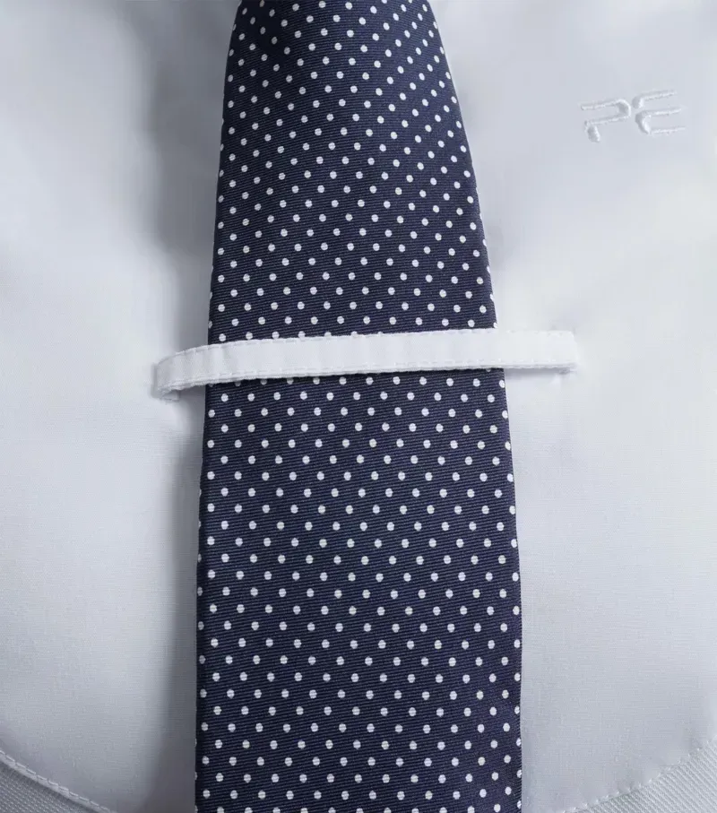 Premier Equine Tessa Ladies Long Sleeve Tie Shirt - White-4