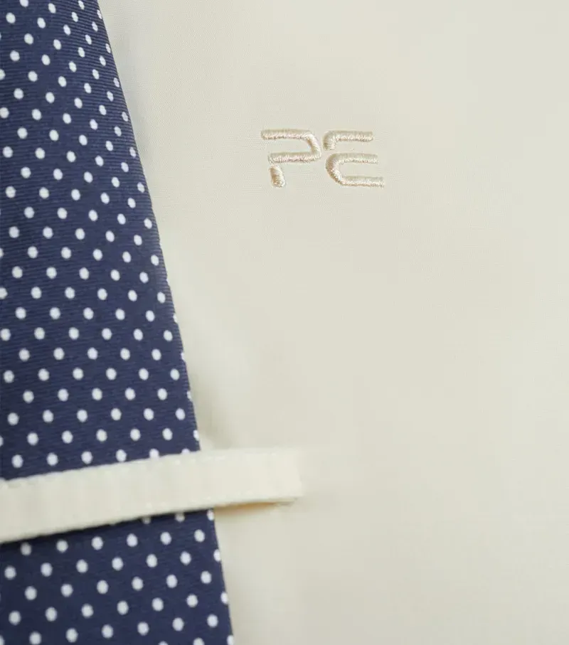 Premier Equine Ladies Tessa Long Sleeve Tie Shirt - Vanilla-4