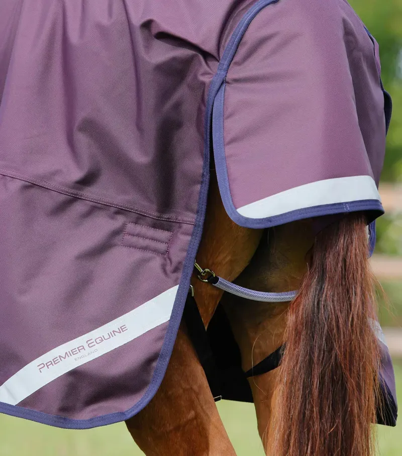 Premier Equine 200g Titan Original Turnout Rug - Purple-5